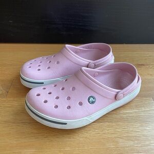 Crocband Crocs Women’s 10 (Men’s 9) Light Pink & White